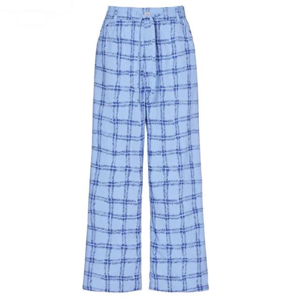 Uniqlo x MARNI Easy Wide Fit Check Pants
Blue